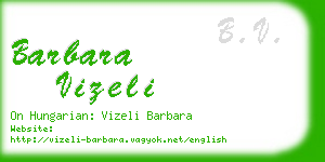 barbara vizeli business card